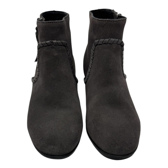 Jack Rogers Dylan Suede Charcoal Gray Booties - Picture 11 of 12